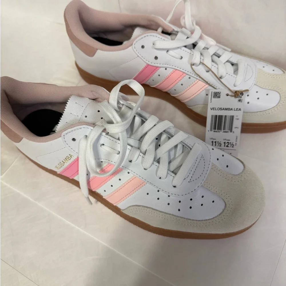 Adidas Velosamba White/Sandy Pink sneakers - Picture 6 of 7
